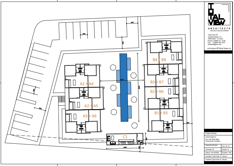 Site Plan Ocean Rock Residence